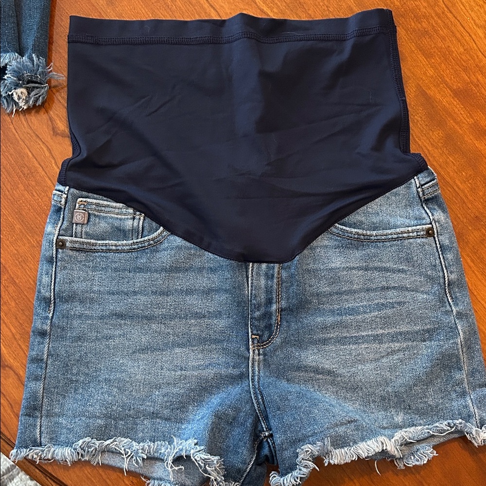Pinkblush Maternity Denim Shorts